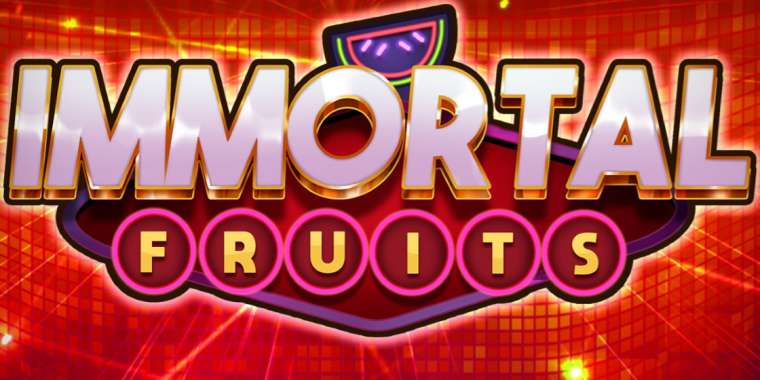 Видео покер Immortal Fruits демо-игра