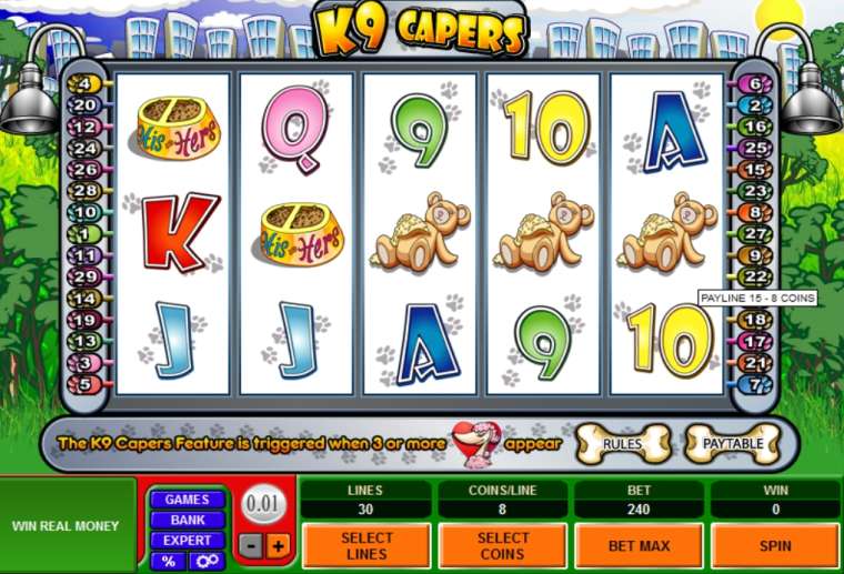 Видео покер K9 Capers демо-игра