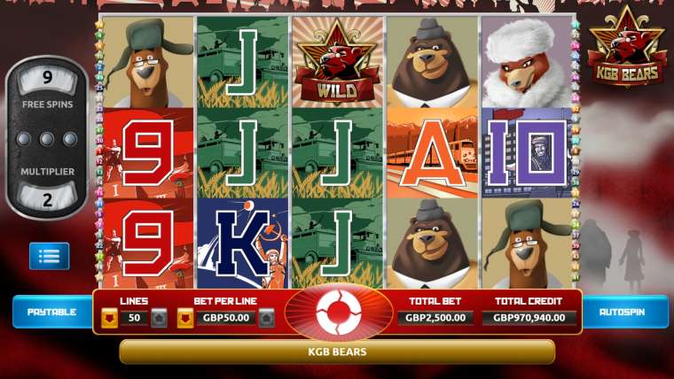 Видео покер KGB Bears демо-игра