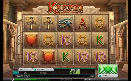 Khepri – The Eternal God (Leander Games) обзор