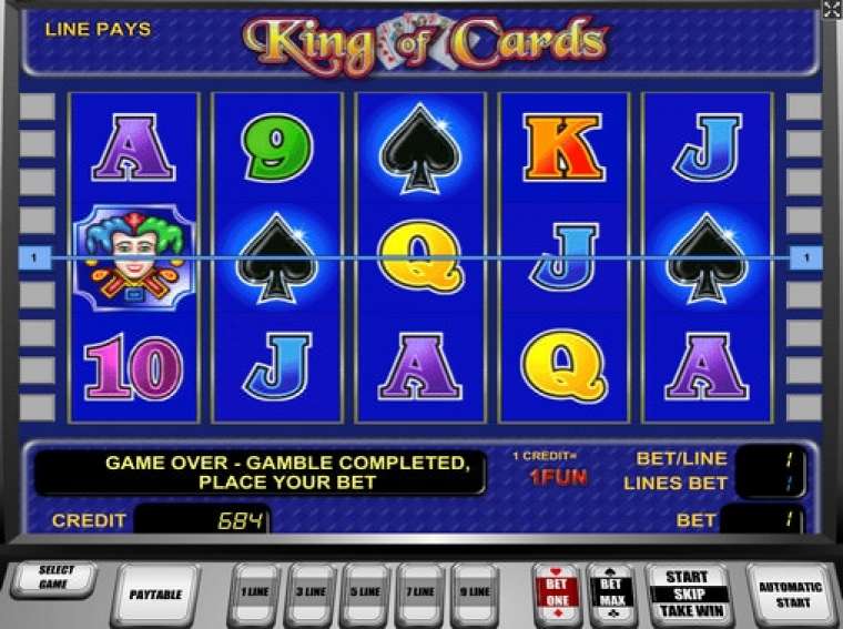 Видео покер King of Cards демо-игра