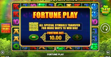 Luck O` The Irish: Mystery Ways Fortune Play: Уникальные функции