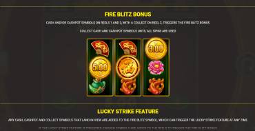 Lucky Fire Blitz Hotstepper: Бонусные игры