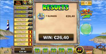 Lucky Larry`s Lobstermania Slingo: Выигрыши