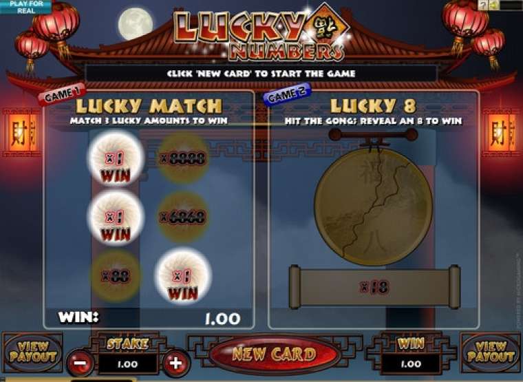 Онлайн игра Lucky Numbers