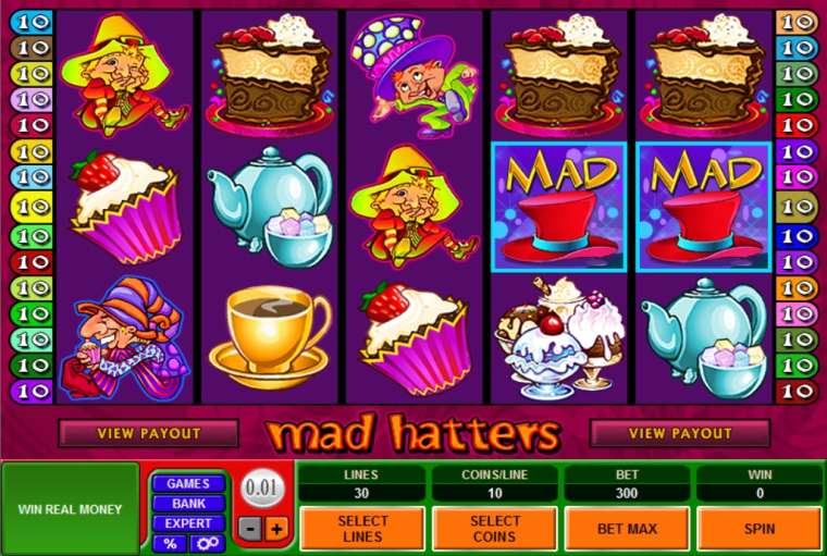 Видео покер Mad Hatters демо-игра
