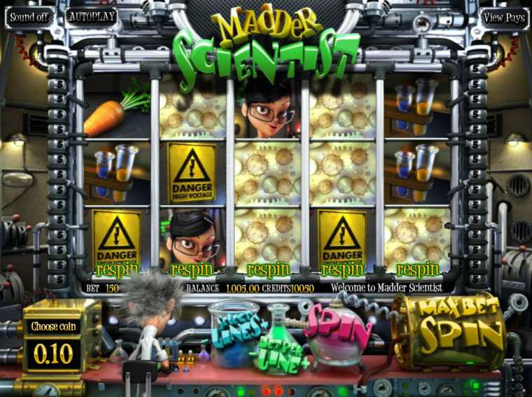 Видео покер Madder Scientist  демо-игра