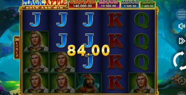 Magic Apple: Hold and Win: Выигрыши
