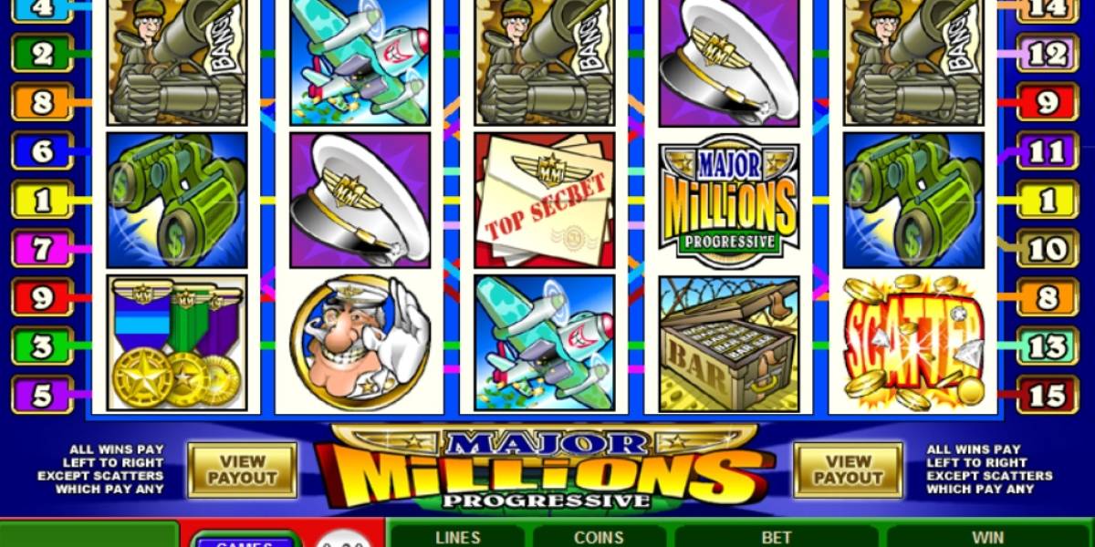 Major Millions 5 Reel - Progressive