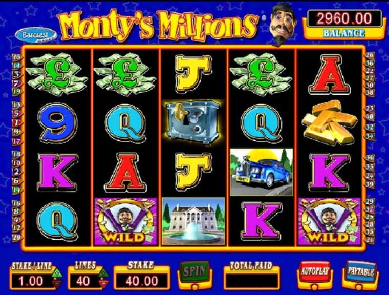 Видео покер Monty’s Millions демо-игра
