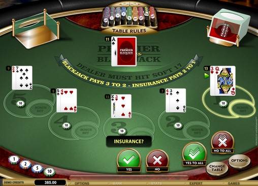 Блэкджек Multi-hand Premier Bonus Blackjack
