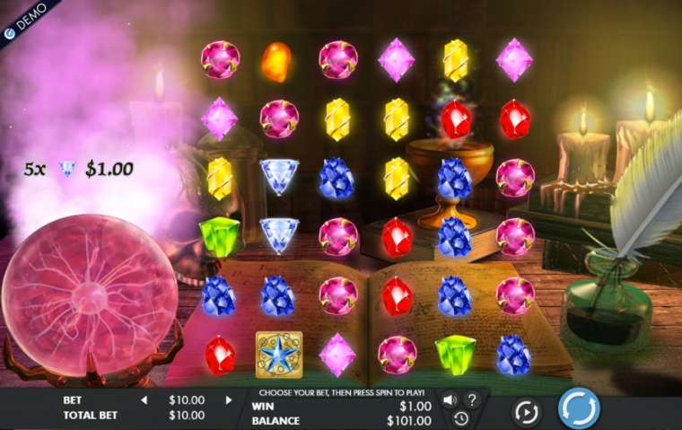 Видео покер Mysterious Gems демо-игра