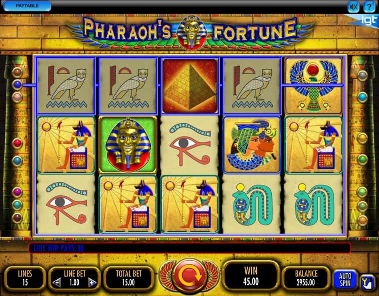 Видео покер Pharaoh’s Fortune демо-игра