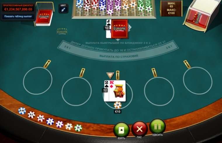 Видео покер Progressive Blackjack демо-игра