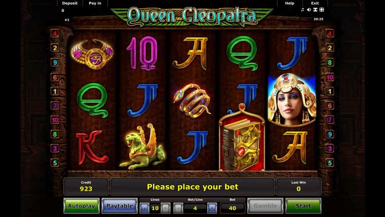 Онлайн слот Queen Cleopatra играть