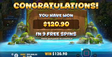 Raging Waterfall Megaways: Выигрыши