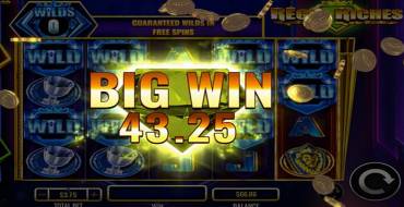 Regal Riches: Выигрыши