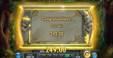 Return of the Green Knight: Выигрыши