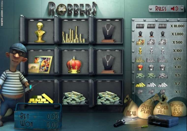 Видео покер Robbers демо-игра