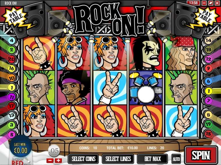 Онлайн слот Rock on! играть