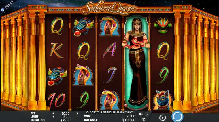 Видео покер Sahara Queen демо-игра