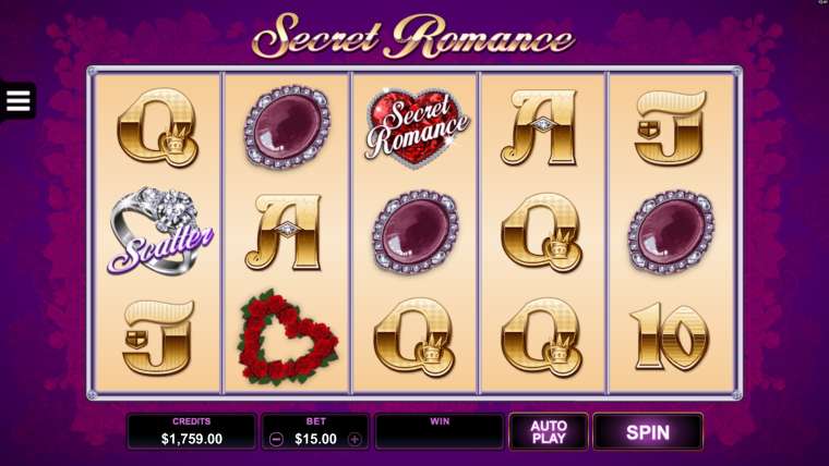 Видео покер Secret Romance демо-игра