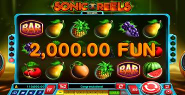 Sonic Reels: Выигрыши