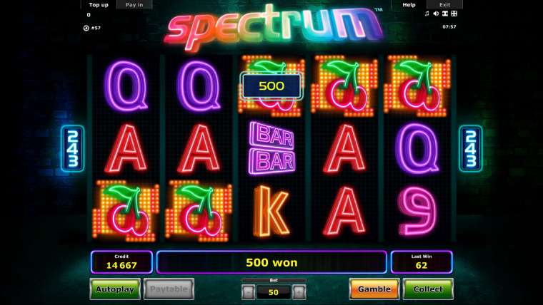 Видео покер Spectrum демо-игра