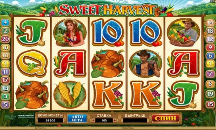 Видео покер Sweet Harvest демо-игра