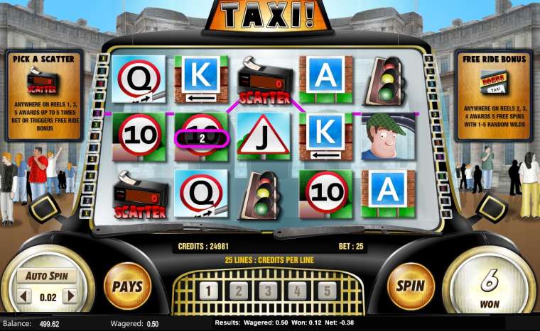 Видео покер Taxi демо-игра