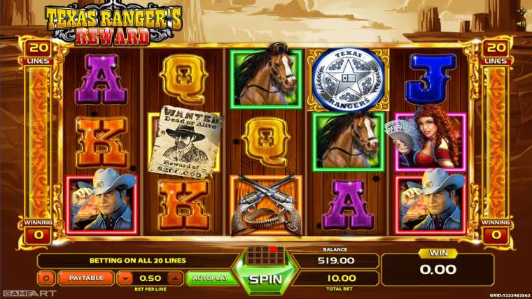Видео покер Texas Ranger’s Reward демо-игра