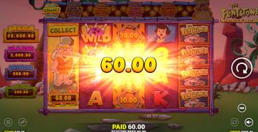 The Flintstones Bedrock Riches: Выигрыши