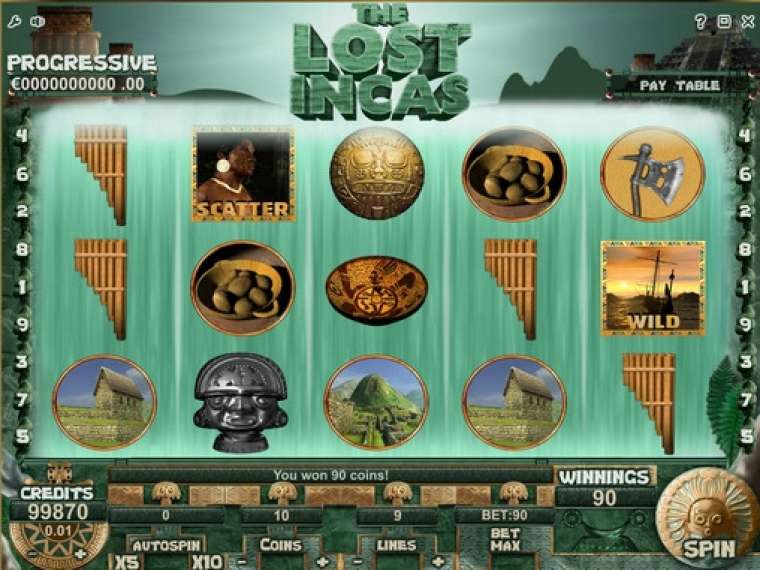 Видео покер The Lost Incas демо-игра