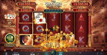 The Phantom of the Opera Link&Win: Выигрыши
