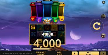 Thundering Buffalo: Jackpot Dash: Выигрыши