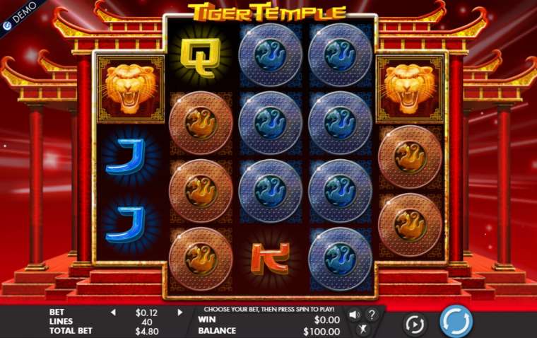 Видео покер Tiger Temple демо-игра