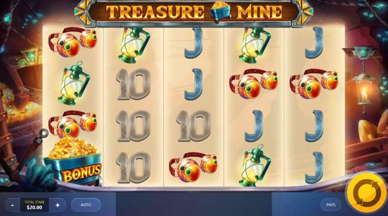 Видео покер Treasure Mine демо-игра