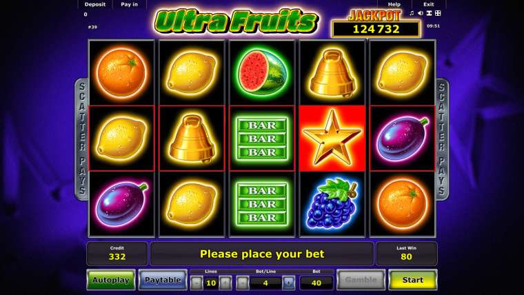 Онлайн слот Ultra Fruits играть