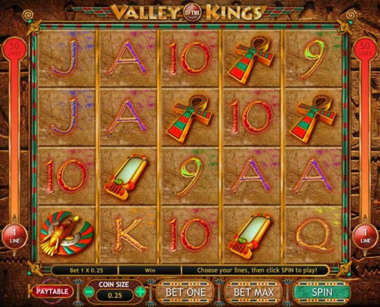 Видео покер Valley of the Kings демо-игра