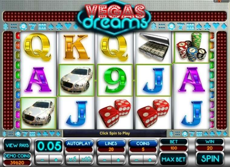 Видео покер Vegas Dreams демо-игра