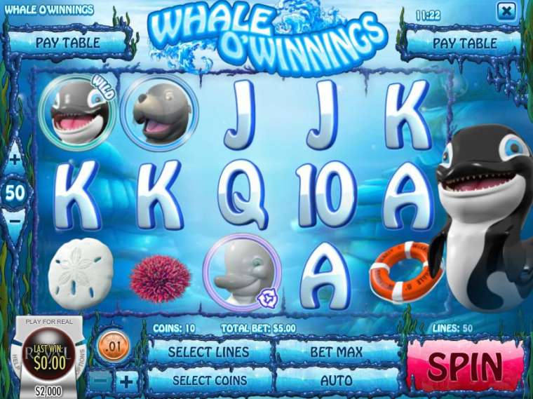 Онлайн слот Whale O’ Winnings играть