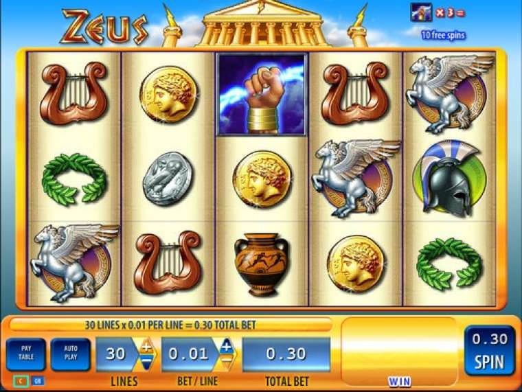 Онлайн слот Zeus играть