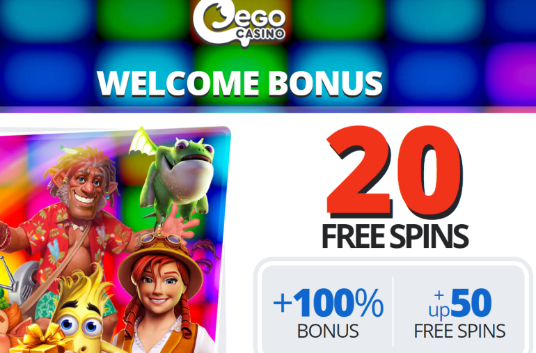в Бездепозитный бонус в размере 20 фриспинов от Ego Casino фриспины в ego казино в