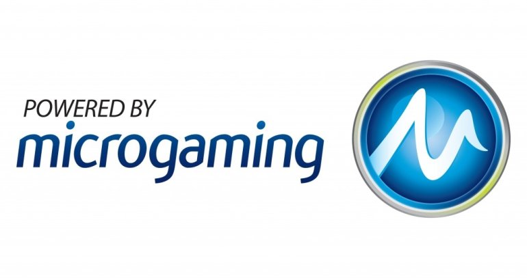 Надпись "Powered by Microgaming@